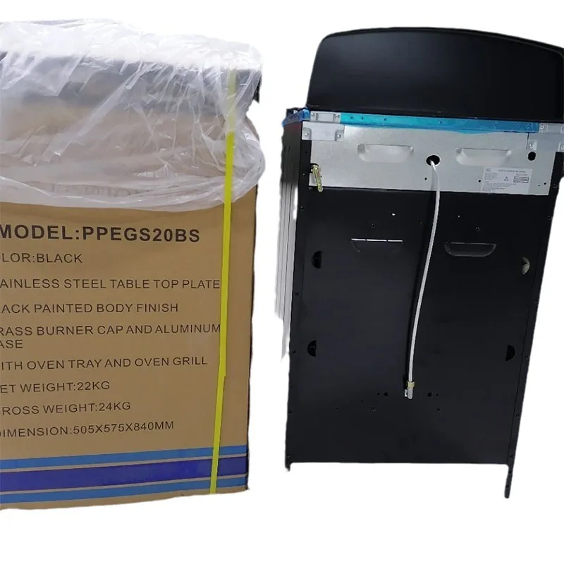Commercial Kitchen Oven - 4 Burners Freestanding Integrated Gas Cooker
