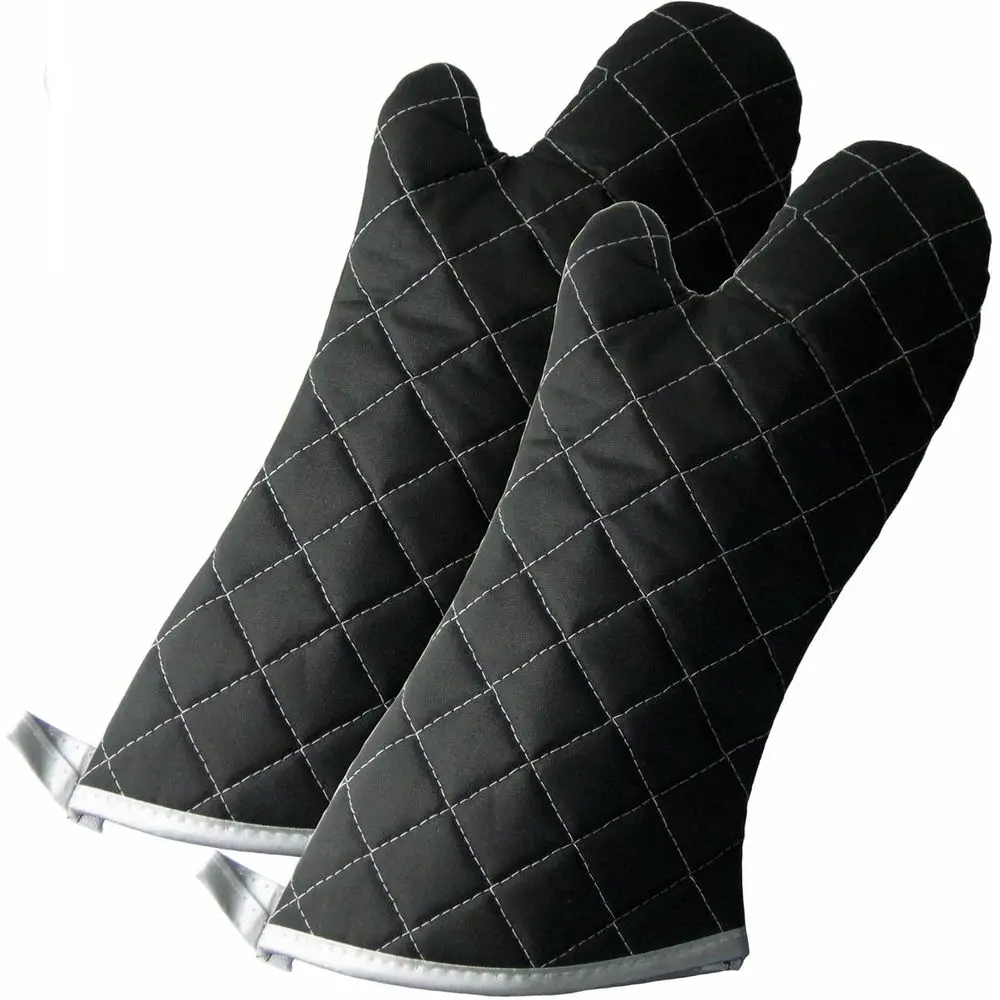 Commercial Kitchen Oven - Long-Handled Heat-Resistant Oven Mitts, 17 for
