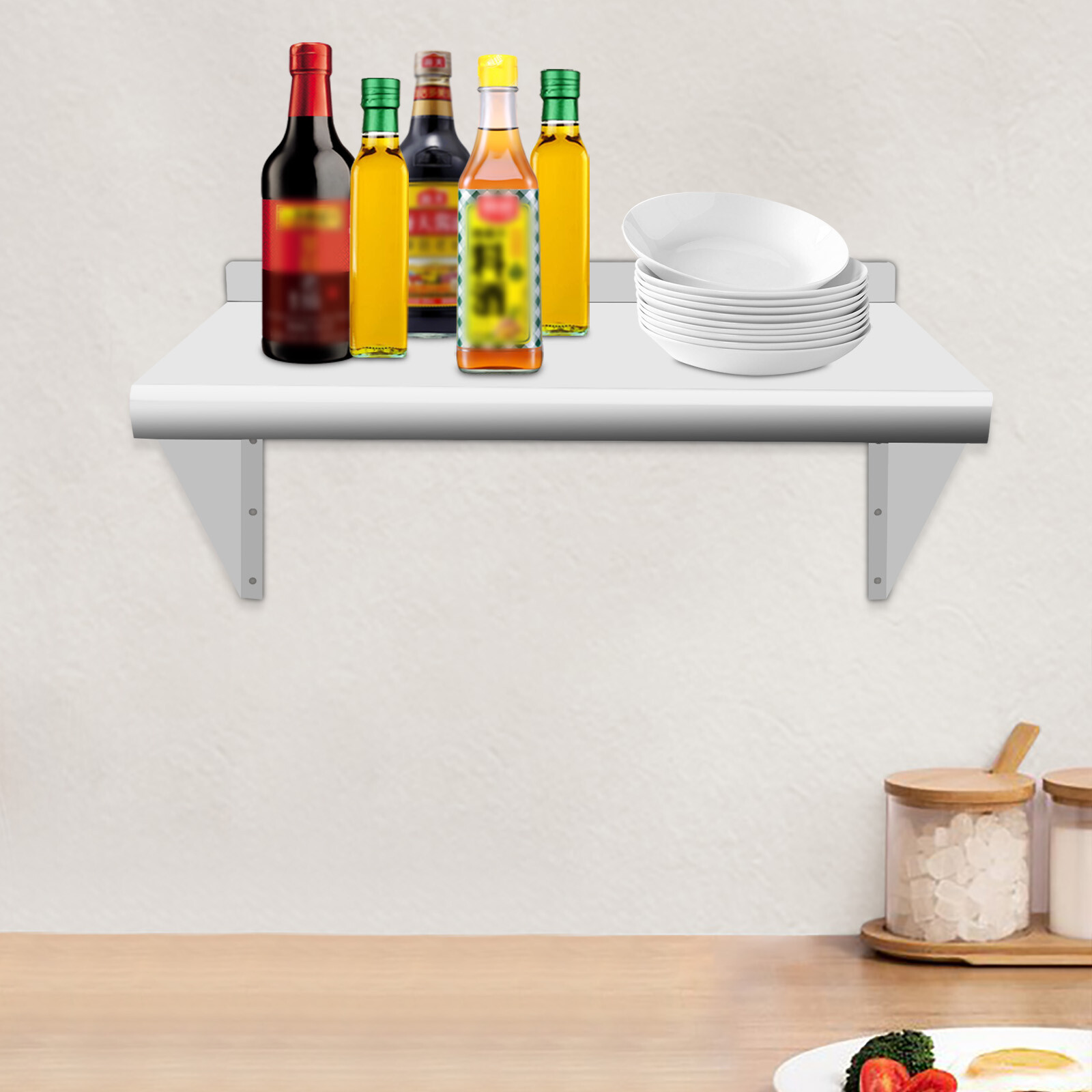 24*12in Commercial Kitchen She - Wall Shelf Commercial Kitchen 评论和价格
