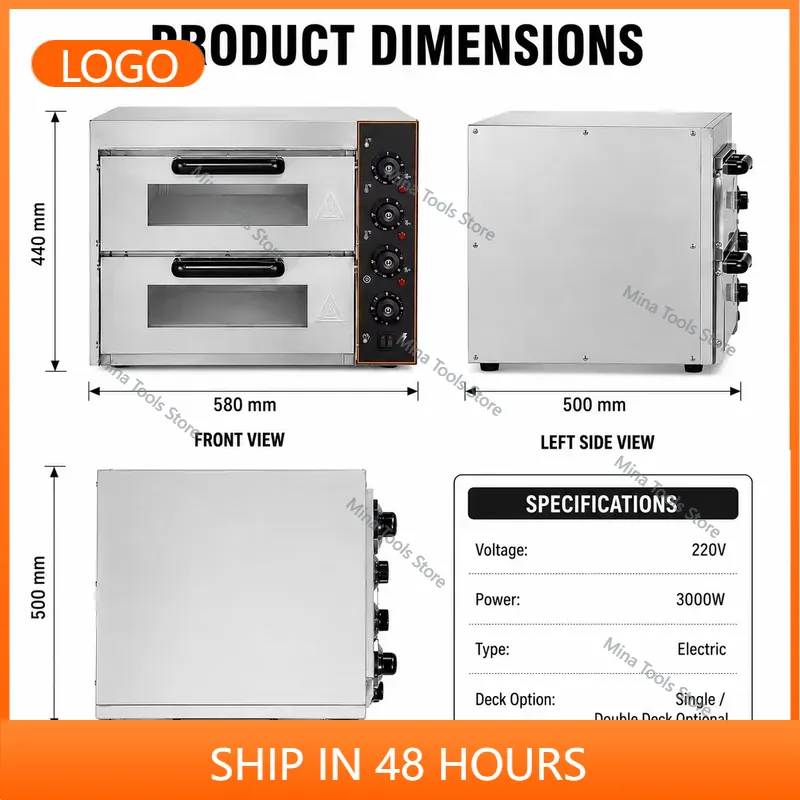 Commercial Electric Pizza Oven - Commercial Kitchen Oven 评论和价格