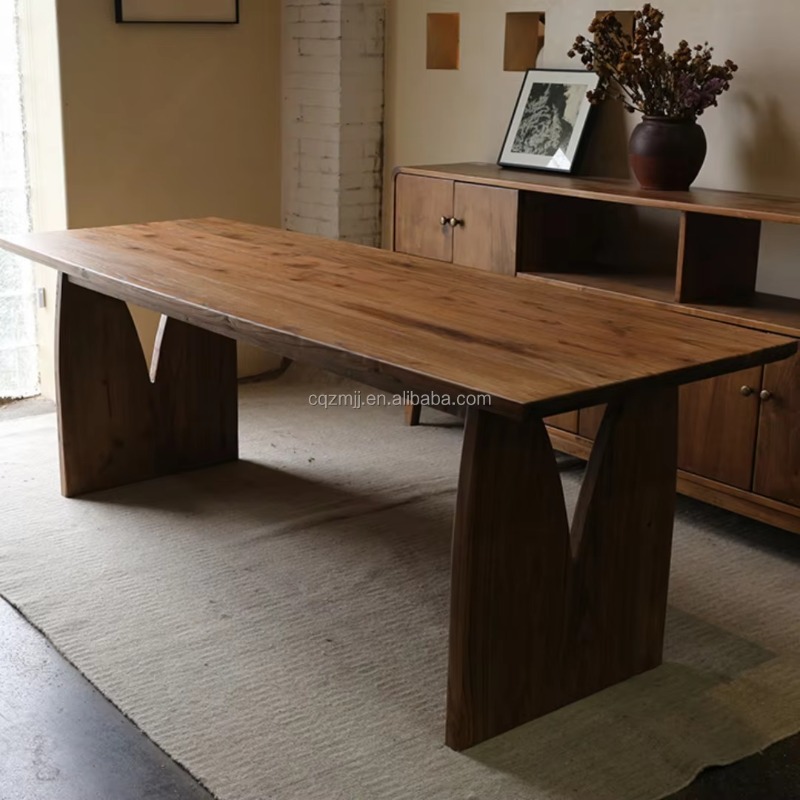 Solid Wood Dining Table Set Mo - Commercial Kitchen Set 评论和价格