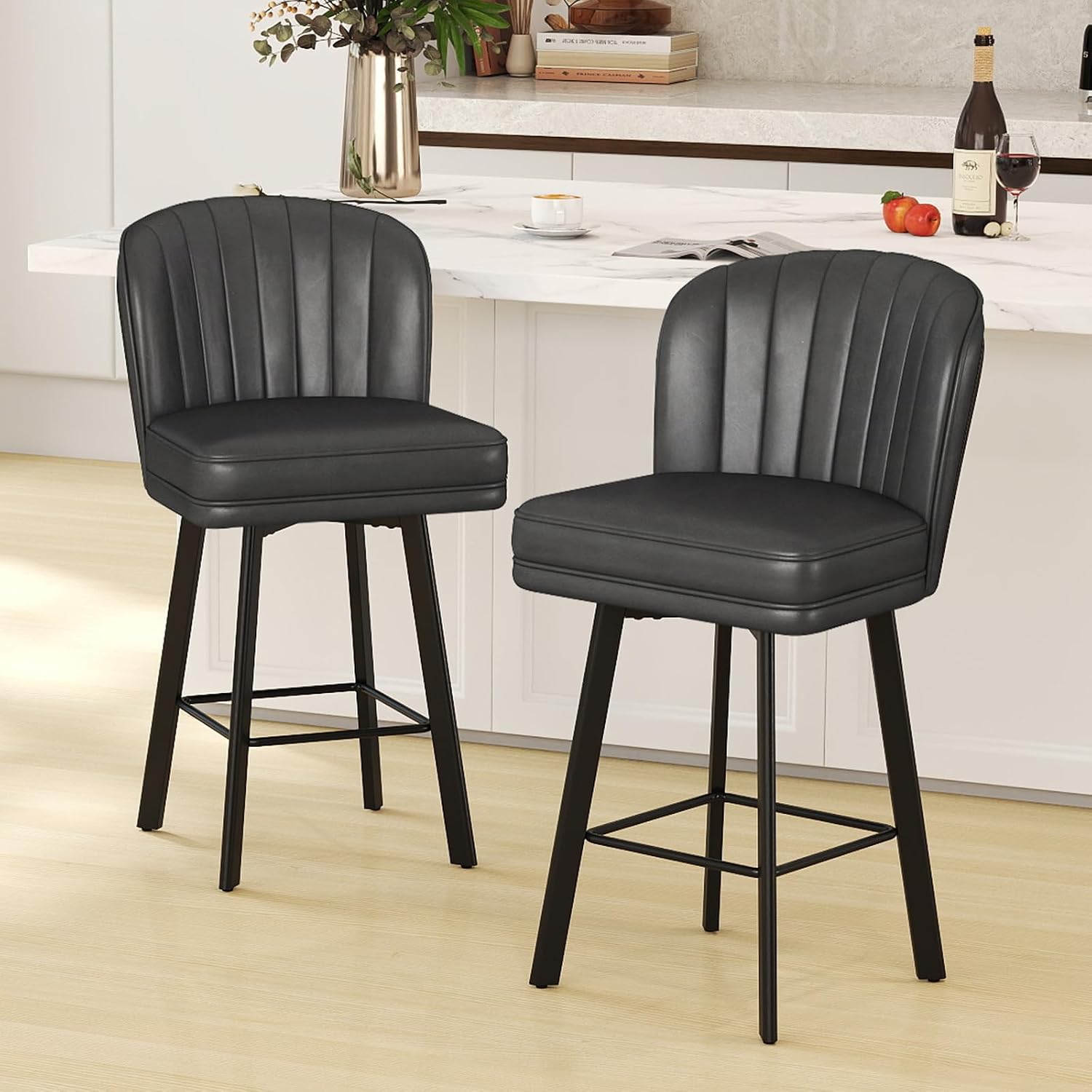 Modern Swivel Counter Height B - Commercial Kitchen Set 评论和价格