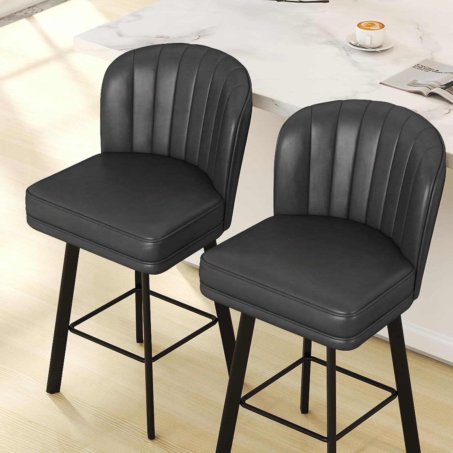 Modern Swivel Counter Height B - Commercial Kitchen Set 评论和价格