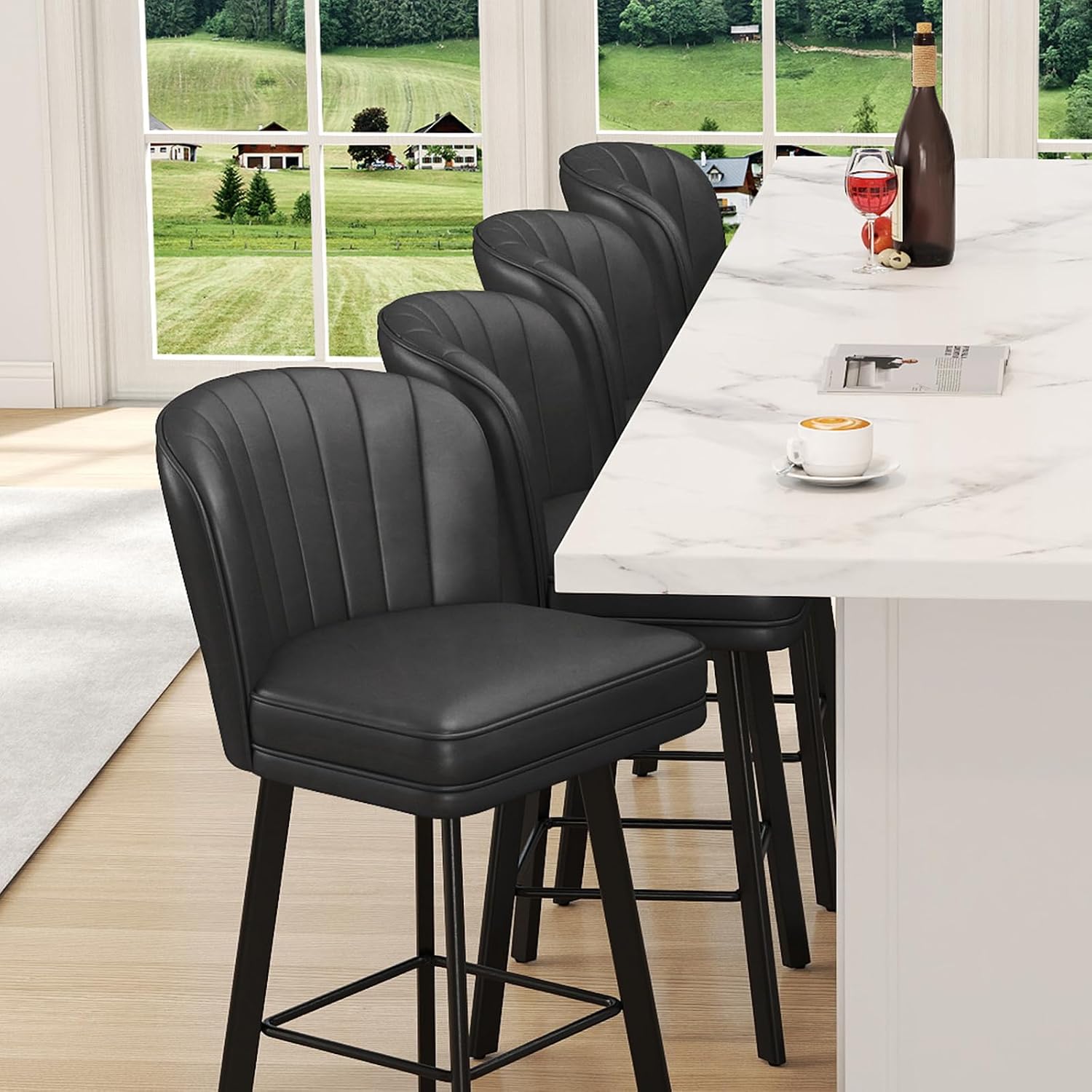 Modern Swivel Counter Height B - Commercial Kitchen Set 评论和价格