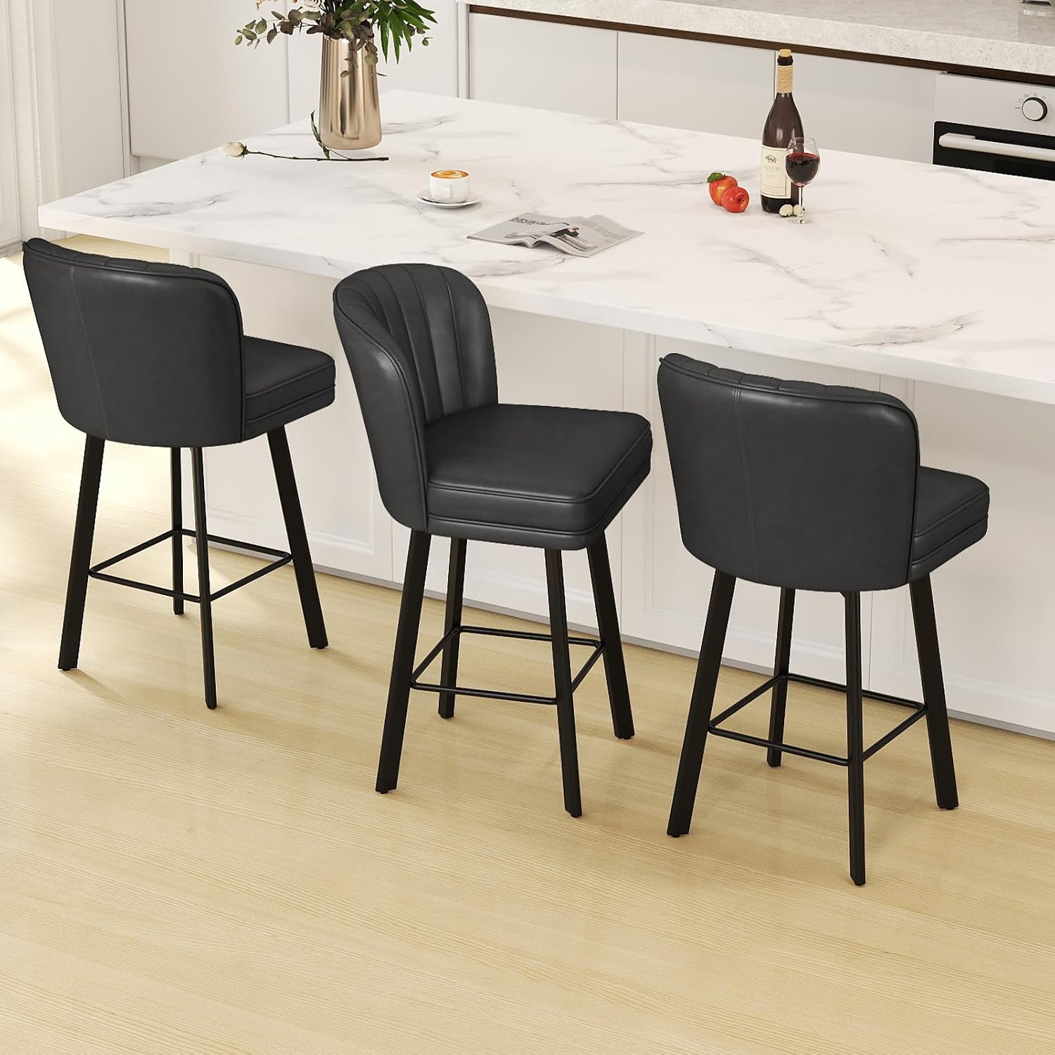 Modern Swivel Counter Height B - Commercial Kitchen Set 评论和价格