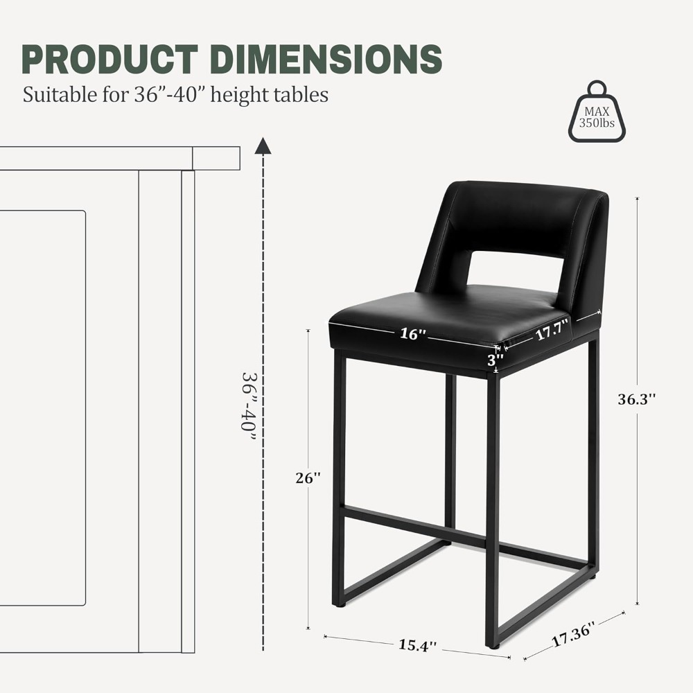 new Black Counter Height Bar S - Commercial Kitchen Set 评论和价格