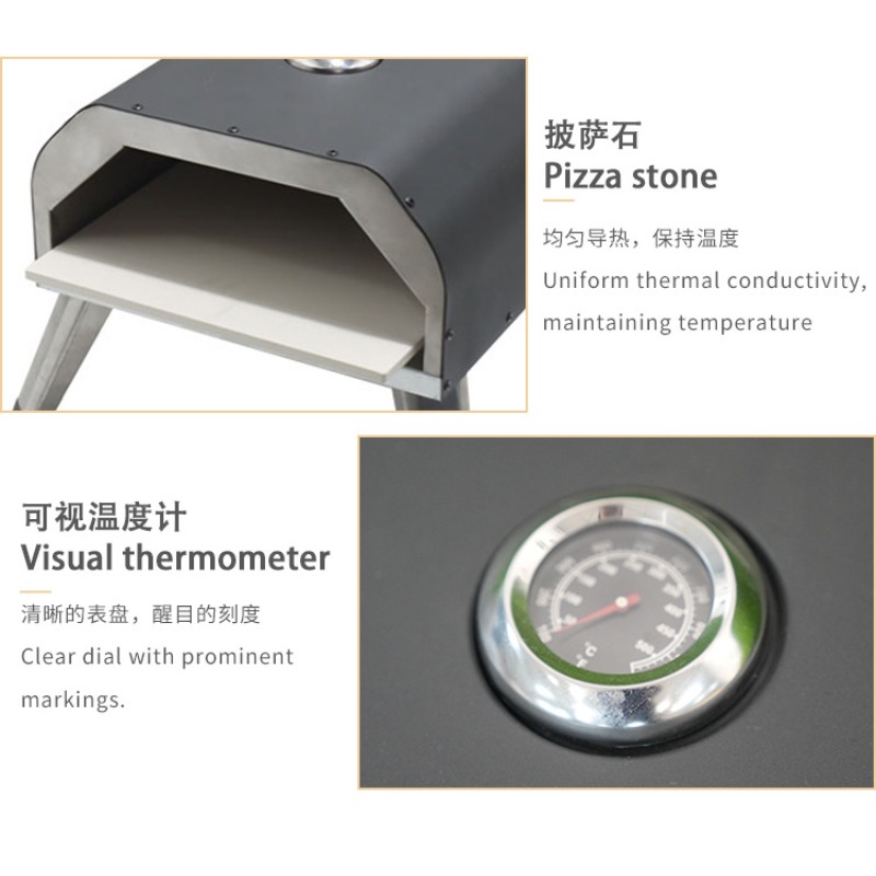 16 Inch Gas Pizza Oven Portabl - Commercial Kitchen Oven 评论和价格