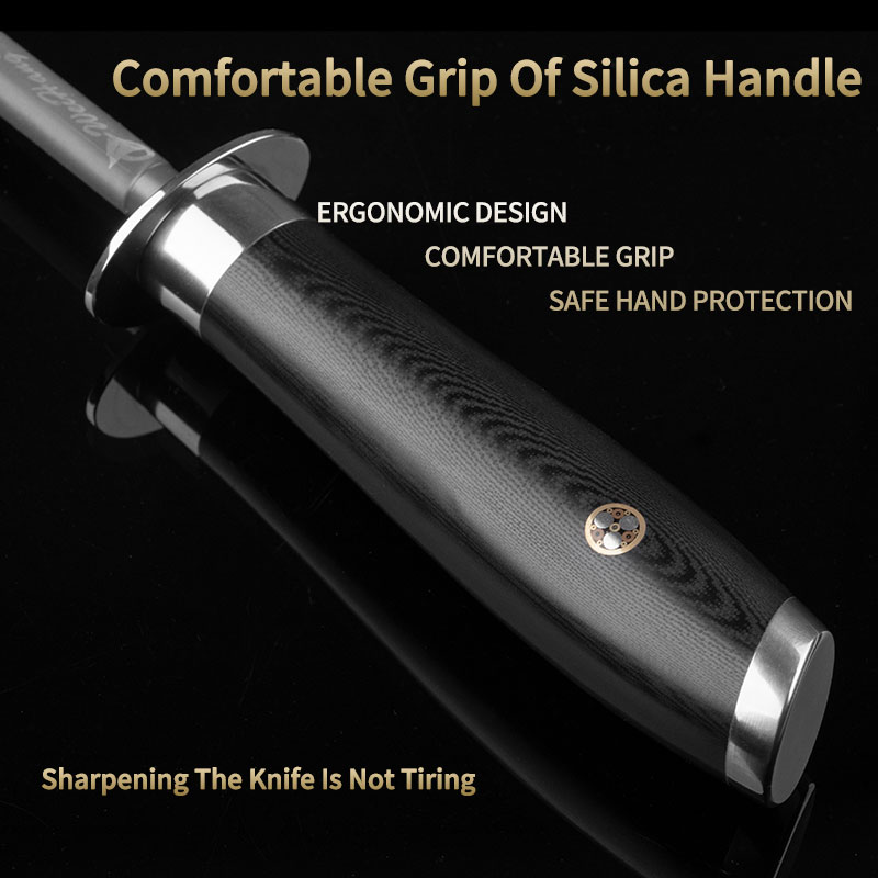 Titanium Sharpening Rod with D - Commercial Kitchen Knife Sharpener 评论和价格