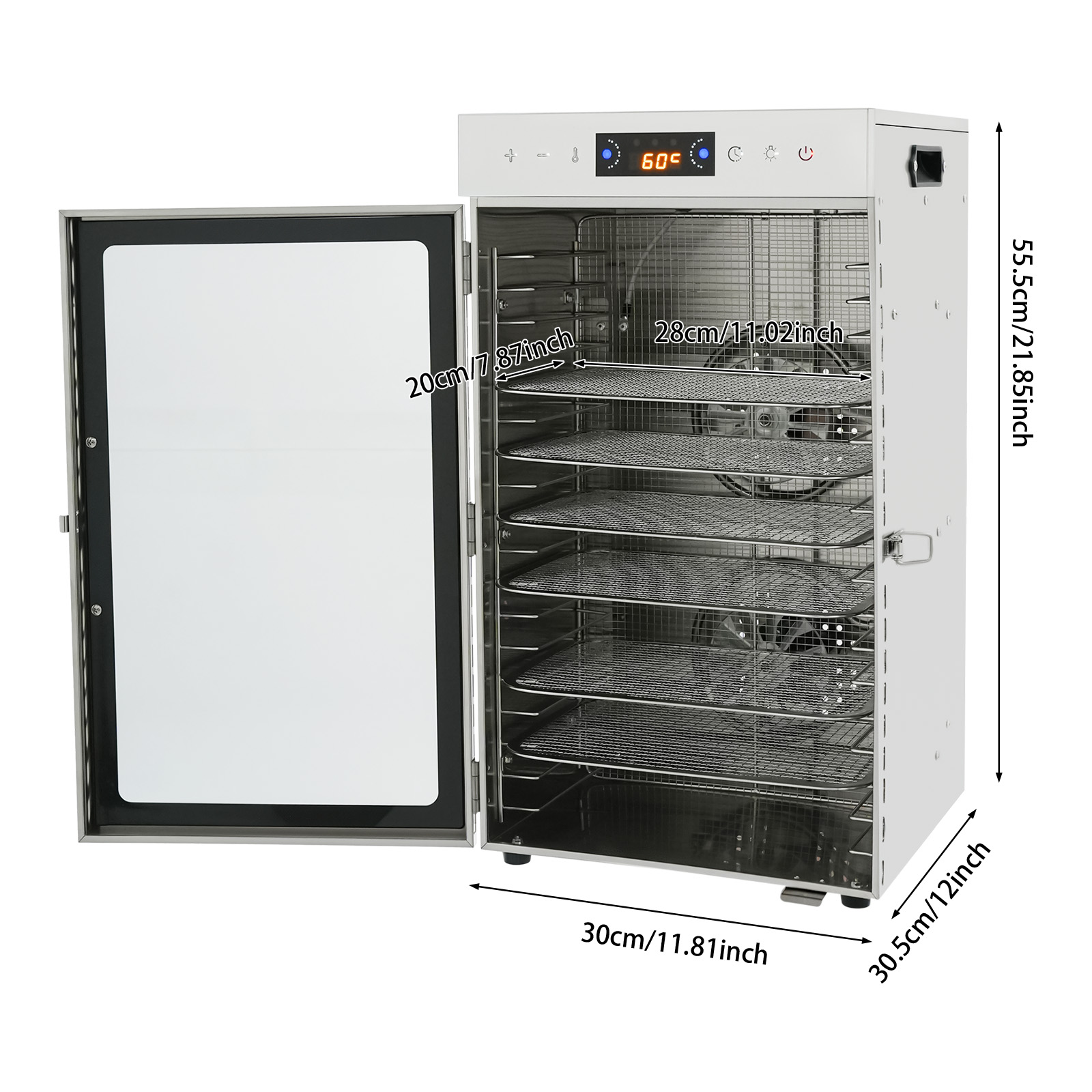 18 Trays Food Dehydrator 304 2 - Commercial Food Dehydrator 评论和价格