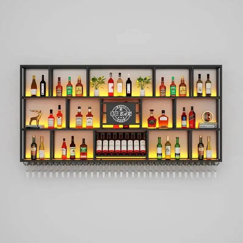 Kitchen Mounted Wall Wine Cabi - Wall Shelf Commercial Kitchen 评论和价格