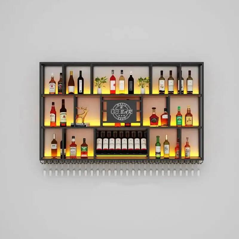 Kitchen Mounted Wall Wine Cabi - Wall Shelf Commercial Kitchen 评论和价格