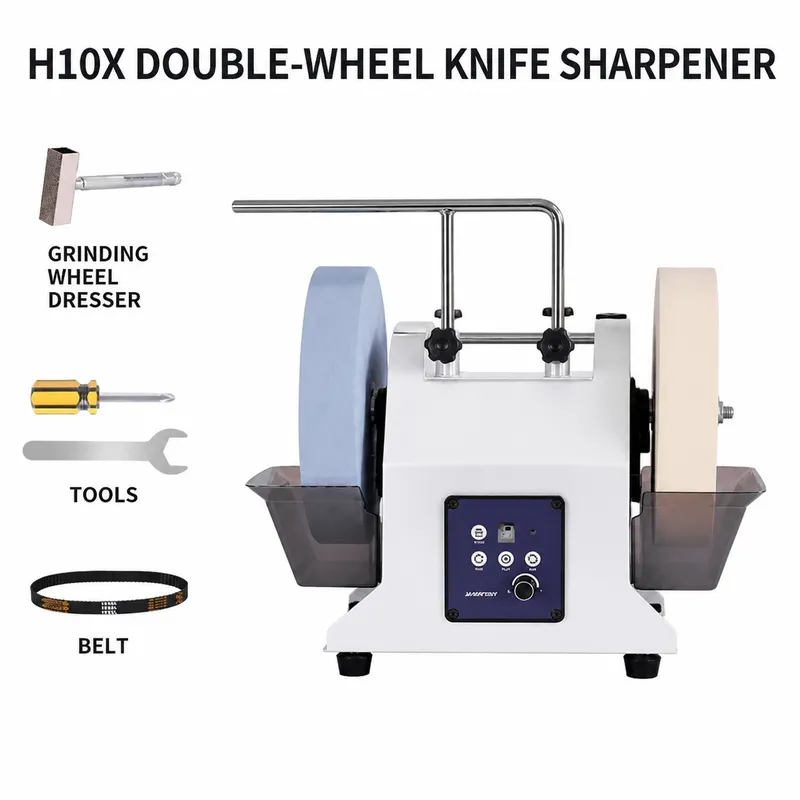 10 Inch Dual Wheel Electric Kn - Commercial Kitchen Knife Sharpener 评论和价格