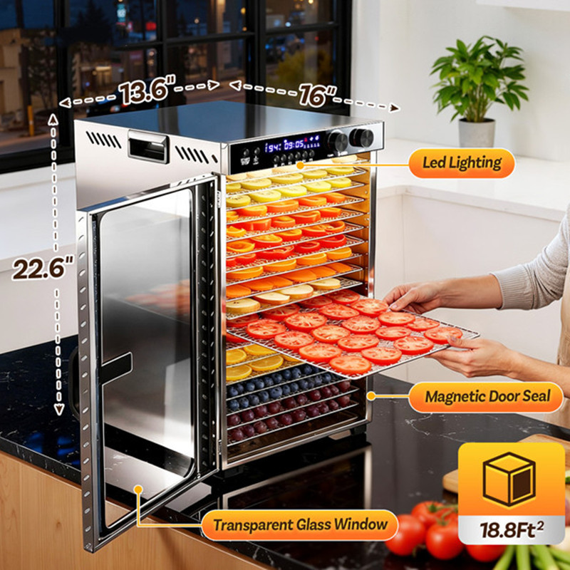48H Timer Food Dehydrator Mach - Commercial Food Dehydrator 评论和价格