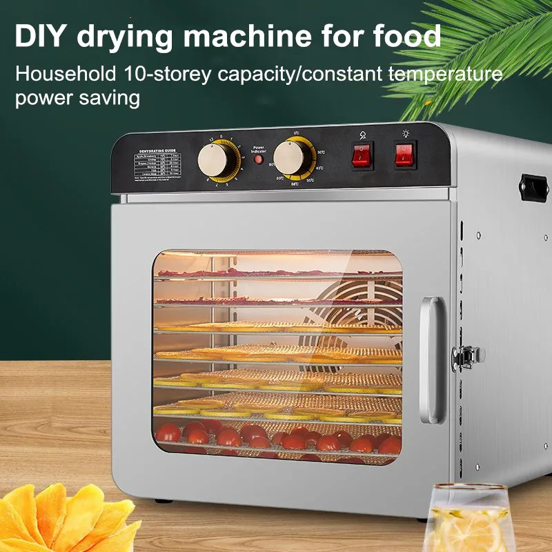 10 Layer Stainless Steel Food  - Commercial Food Dehydrator 评论和价格