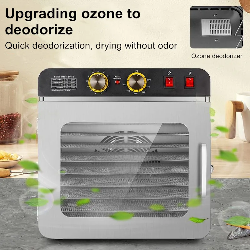 10 Layer Stainless Steel Food  - Commercial Food Dehydrator 评论和价格