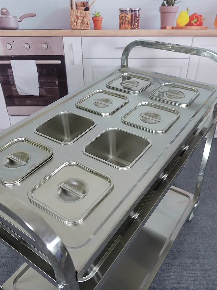 Stainless steel two-layer mobi - Commercial Kitchen Plumbing 评论和价格