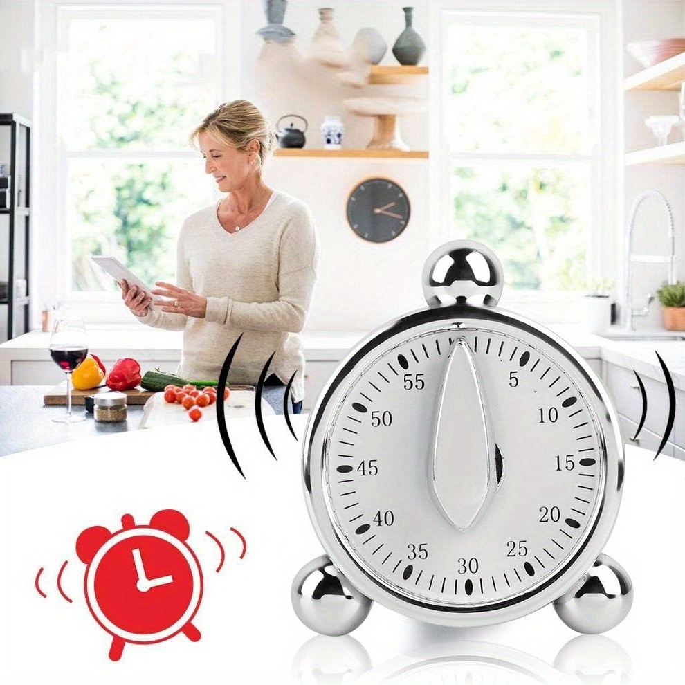 Visible Mechanical Timer, 60-M - Commercial Kitchen Timer 评论和价格